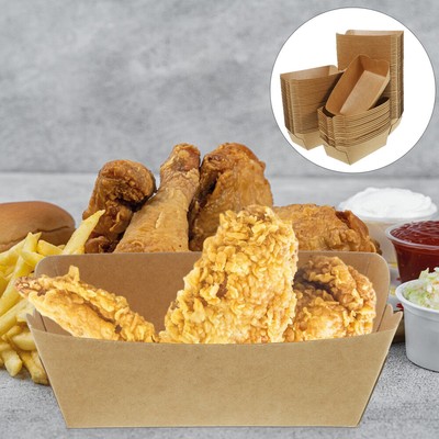  100 Pcs Fast Food Fried Chicken Box Gebraten Lebensmittelbehälter Zum Mitnehmen