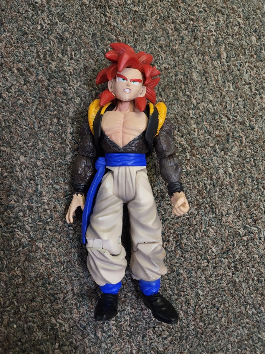 SS4 Gogeta DBZ Dragonball Z GT Action Figure Jakks Pacific 2004 No