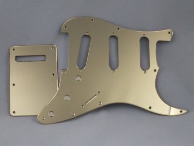 STRATOCASTER Gold Spiegel Schlagbrett Set Schlagbrett Passend Für USA/Mex FENDER