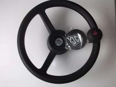 LOC-LINE JCB Steering Wheel 400mm Diameter C/W Center Cap