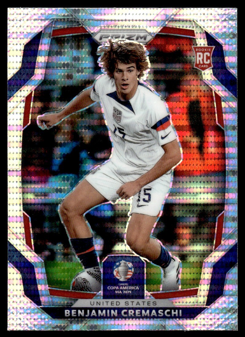 2024 Panini Prizm Copa America Silver Pulsar Benhamin Cremaschi RC C USA #164