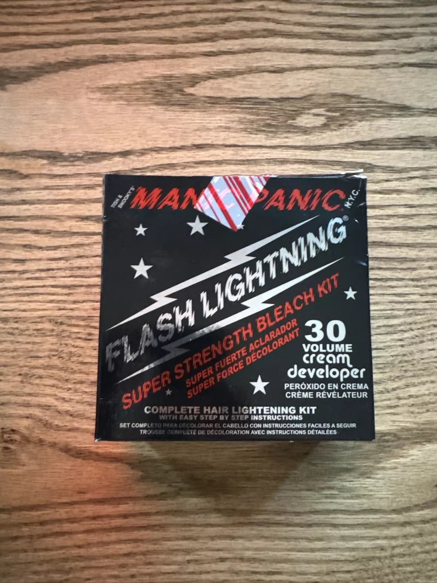 Flash Lightening 30 Volume Bleach Kit by Manic Panic, Lightener