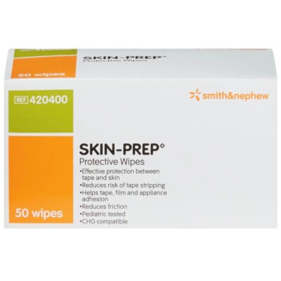 Smith & Nephew Skin-Prep Protective Wipes (402400) - Box of 50