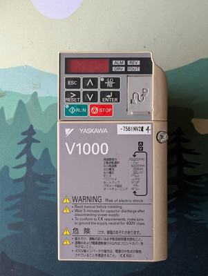 Yaskawa CIMR-VA2A0001BAA V1000 Variable Frequency Drive   0.1 kW (1/8 HP), 200 2