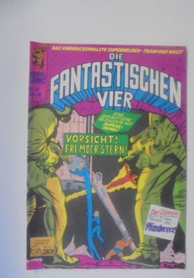 Marvel Comic Die Fantastischen Vier Nr.34 eingetütet & geboardet Zustand 1-2