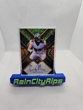 2023 Wild Card Auto Mania - Cody Mauch /7 Collegiate LAZER lime