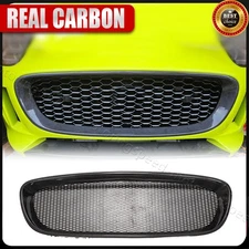 Carbon Fiber Front Grille for Jaguar F-Type 2-Door 2013-2017 Bumper Grill Cover