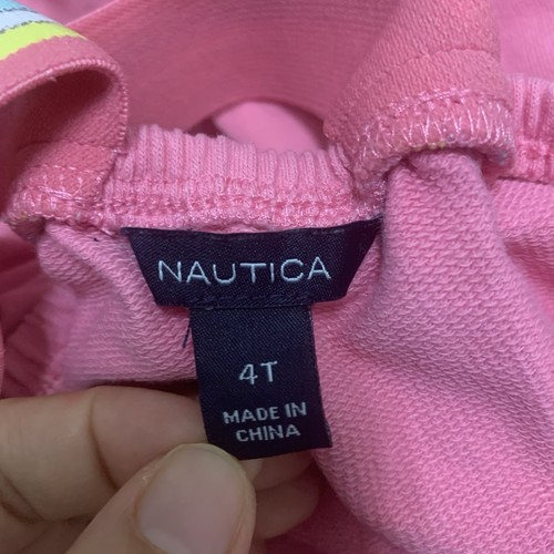 Nautica Pink Summer Dress Toddler Girl Size 4 - Picture 5 of 8