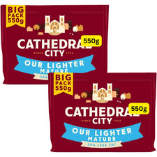 Cathedral Lighter Mature Cheddar Cheese 2x550g