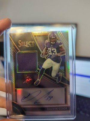 2019 Panini Select - Signature Memorabilia Dalvin Cook #MP-DC /35 (AU, MEM)