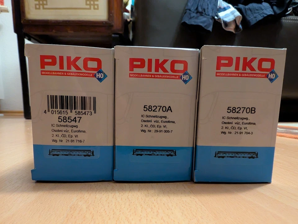 Piko Expert 58270 + 58547 Eurofimawagen CD neu ovp