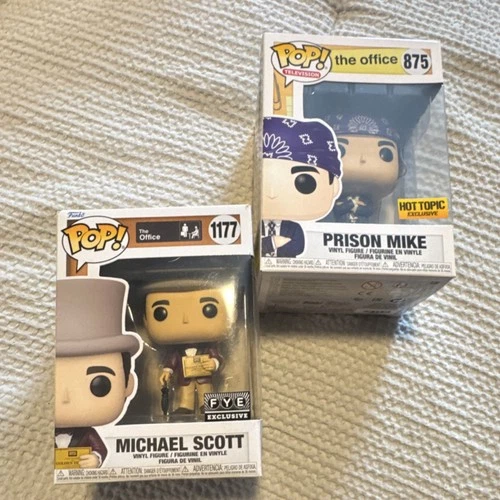 Funko Pop! Vinyl The Office Michael Scott & Prison Mike FYE Hot Topic Set of 2