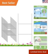 Rust-Resistant Yard Sign Stakes - 25 Pack 24x10 Size for Real Estate  Events