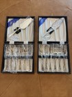 Vintage Unused Leonard Sheffield England Silverplate Silver Dessert Pie Set (2)