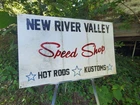 New River Valley Speed Shop Vintage Look Antiqued Sign And Tag Custom Order