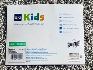 Mattress Toddler Cool Touch Bed Cover White Waterproof Allergenic