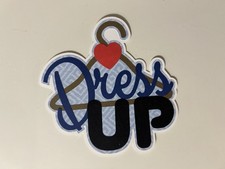 Dress Up Scrapbook Title Handmade Paper Pieced Die Cut