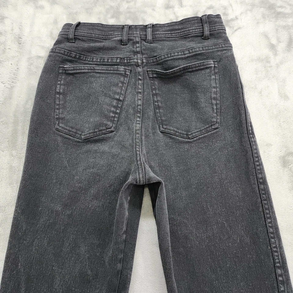 Vintage Denim & Co Jeans Womens 12 Faded Black High Rise Tapered Mom Stretch - Image 3 of 4
