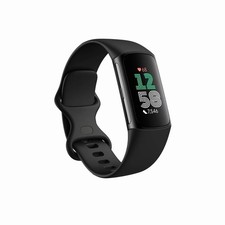 Fitbit Charge 6 Activity Fitness Tracker Smartwatch Obsidian Black
