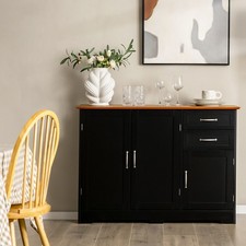 Buffet Cabinet Kitchen Modern Storage Cabinet Shelf