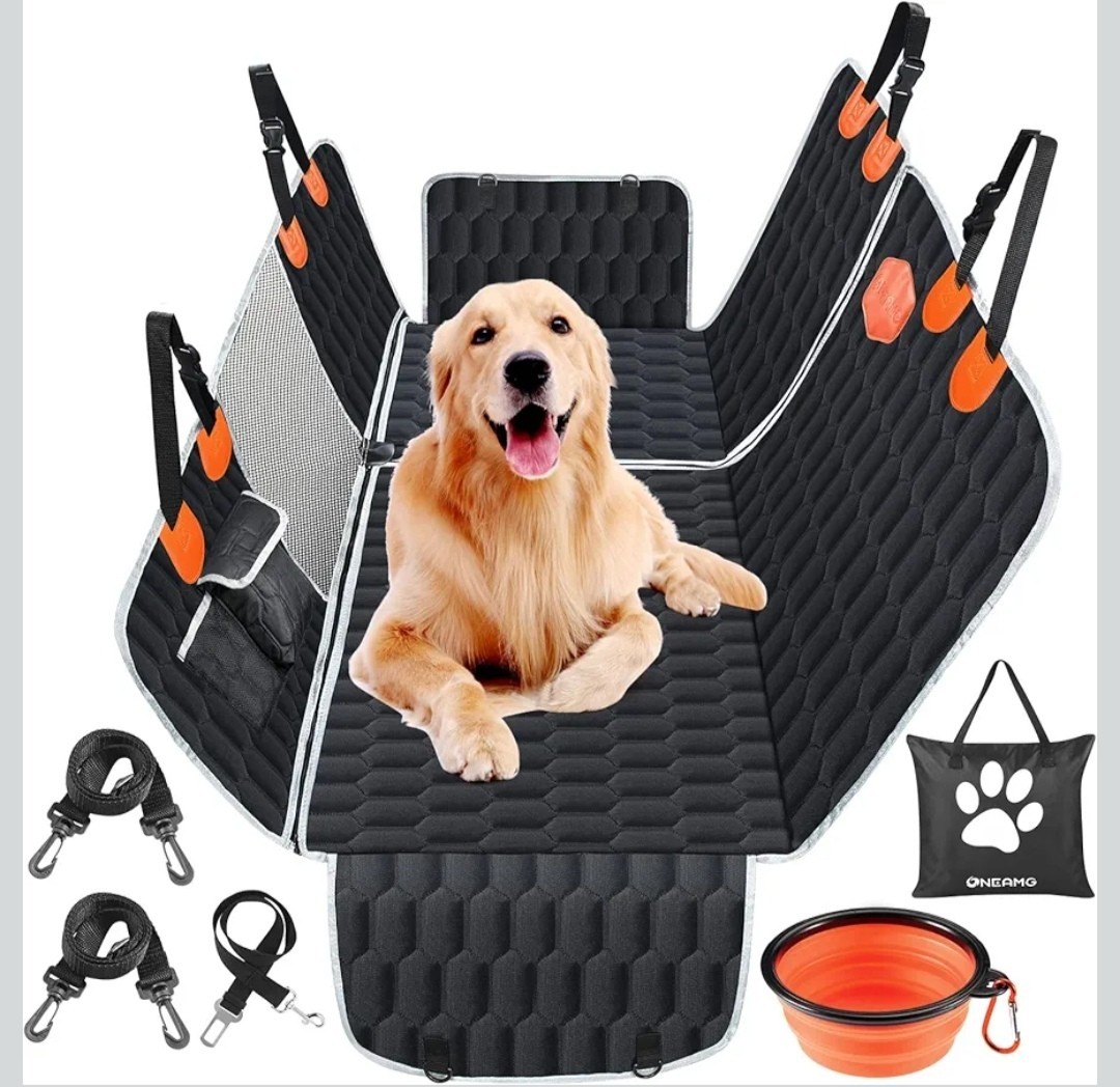 Coprisedile Auto per Cani 100% Impermeabile Con Accessori