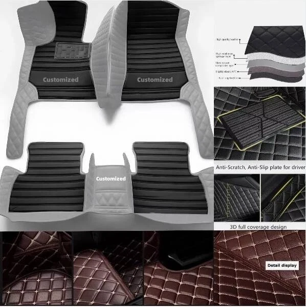 For Nissan All Models Car Floor Mats Luxury Waterproof Custom Cargo Liners Mats - Image 2 of 4