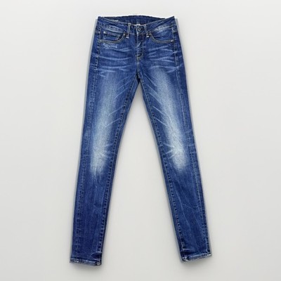 G-STAR 3301 W26 L32  Damen Contour Skinny Low Rise Blau Stretch