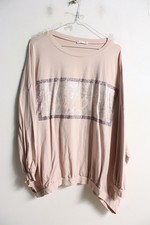 Made in Italy Womens Printed Sweater - Pink e64 