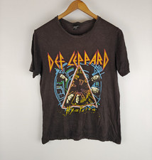 Def Leppard Hysteria Graphic Band T-Shirt Rock Clothing Tee