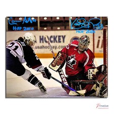 Cammi Granato & Kim St-Pierre Canada Vs. USA auto 8x10 Photo w/ HOF Inscription