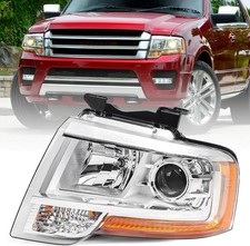 Headlight Assembly Halogen Projector Type for Ford Expedition 2015 2016 2017 F