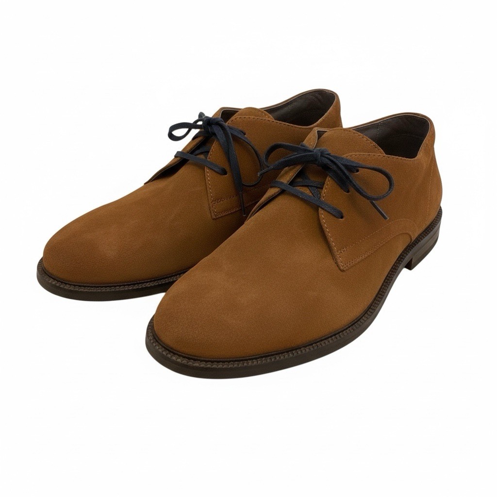 NIB - Donald J. Pliner Levi Chukka Boots Calf Suede Cognac  display picture 1