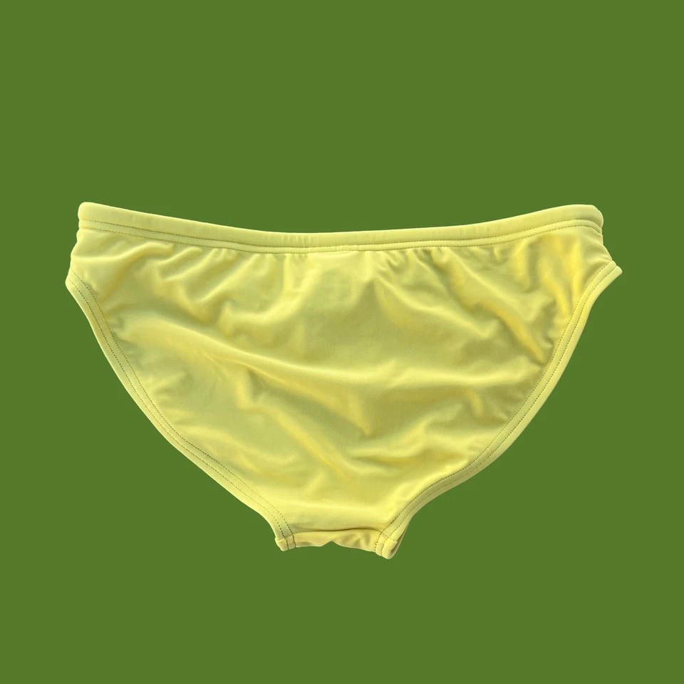 Team USA Custom Print Men’s Yellow Speedo swim Brief bikini Swimwear - Image 4 of 4