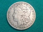1881-S Morgan Silver Dollar in Fine Condition