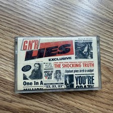 Vintage Guns N Roses Cassette Tape GNR Lies 1988 Hard Rock Album Geffen USA