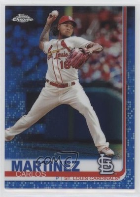 2019 Topps Chrome Blue Refractor 103/150 Carlos Martinez #149 03a2