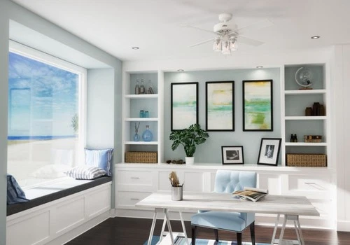 Hunter Fans - Hartland 44 Inch Ceiling Fan with LED Light Kit and Pull - Picture 3 of 4