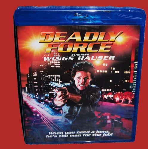 NEW RARE OOP SHOUT FACTORY WINGS HAUSER DEADLY FORCE CULT BLU RAY MOVIE 1983