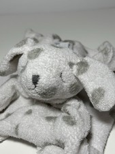 Angel Dear Grey and White Dalmatian Puppy Dog Lovey Blanket Security Plush Baby