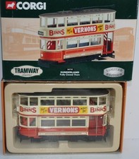 CORGI CLASSICS OO 1-76 - SUNDERLAND FULLY CLOSED DOUBLE DECK TRAM - #36710