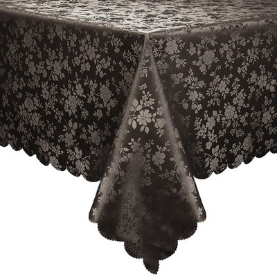 Smiry Rectangle Table Cloth, Waterproof Heavy 84'' x 60'' (Rectangular), Coffee 