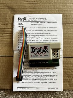 Digitrax DS74 Quad Switch Stationary Controller