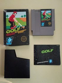 Golf - Nintendo NES Game With Box And Instructions - Good Condition