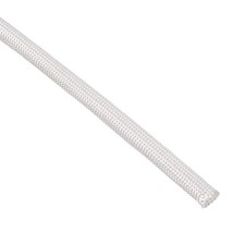 uxcell Insulation Braid Sleeving, 33Ft-6mm High TEMP Fiberglass ID 6MM, White