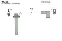 Tesla ZüNdleitungssatz ZüNdkabel Satz FüR Ford Mondeo III Turnier 2.5 V6 24V