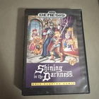 Shining in the Darkness - Sega Genesis Authentic - No Manual Tested