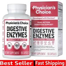 Organic Digestive Enzymes & SBO Probiotics – 90 Capsules for Enhanced Gut Health