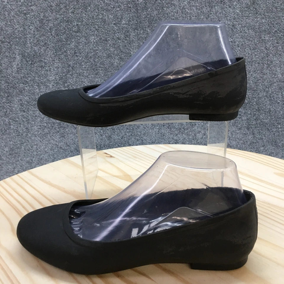Hush Puppies Shoes Womens 8 Brite Pops Ballarinas Flats Black Comfort HW06755 - Image 2 of 4