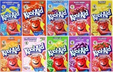 Kool-Aid Drink Mix, 10 Flavors Variety Pack Bonus Pack of 50 Packets 