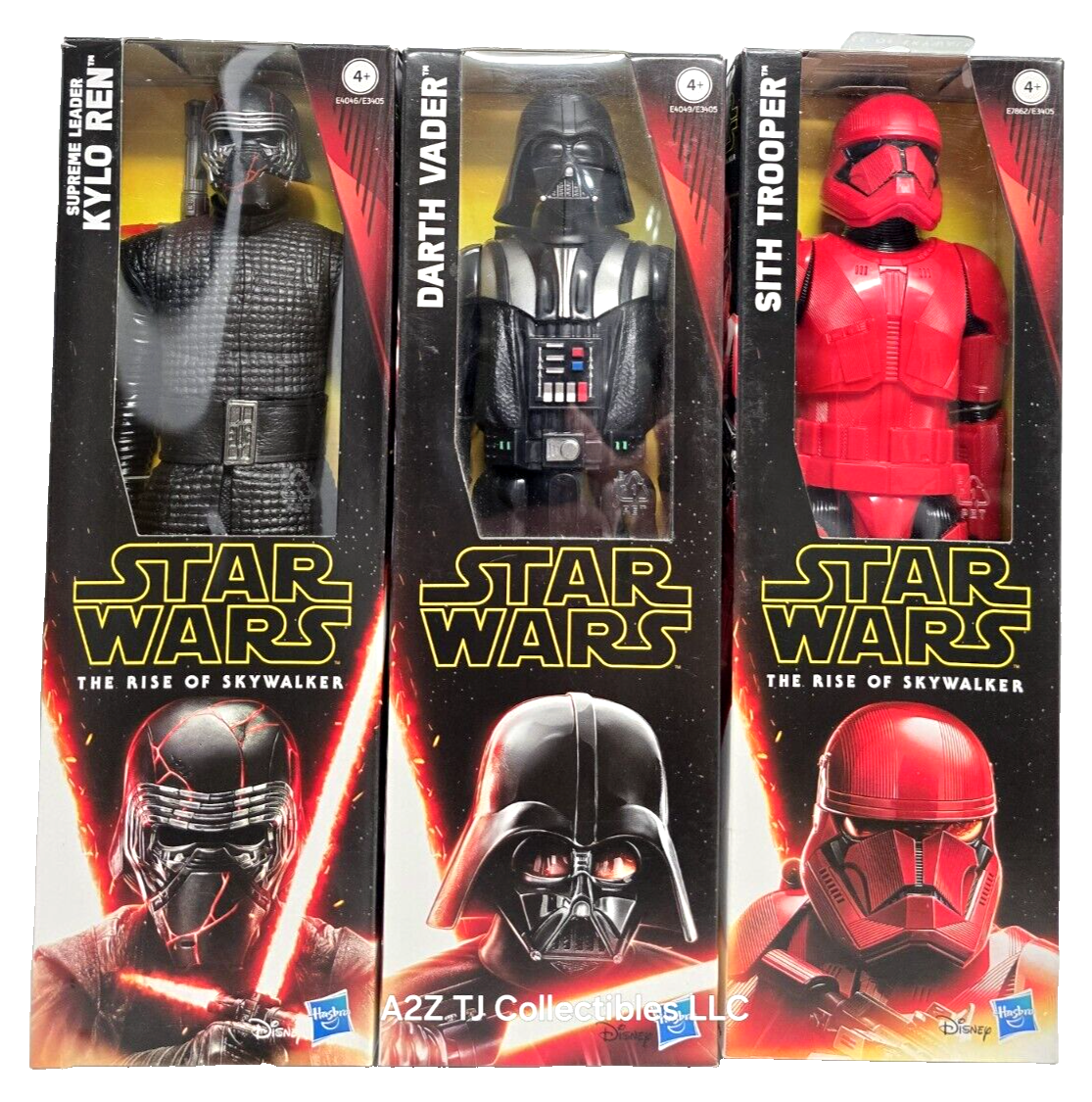 Star Wars Action Figures Darth Vader Sith & Kylo Rise of